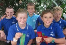 Sunshine stars at district swim