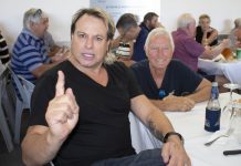 Capper lets loose at lunch