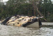 Speeds lowered in river