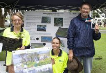 Weeding is a bushcare addition