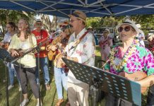 Singing beside the seaside