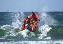 Baton passes at Peregian Beach surf club