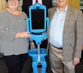 Robot research to reduce social isolation of elderly