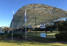 Tennis through rain, hail or shine