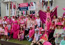 Cooroy awash with pink