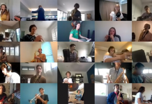 FEEL GOOD: Band students stay connected