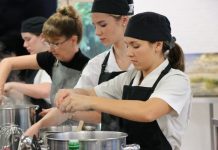 Hospitality students put skills to good use