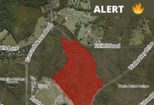 Planned burn at Noosa Landfill