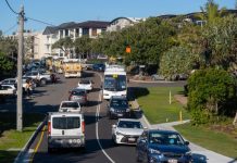 Beachside highway anger