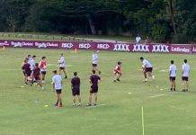 Celebrating cricket return