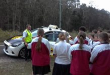 Local students learn road safety techniques