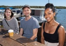 River buzzes with visitors