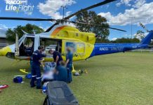 Critically injured man airlifted after woodworking accident