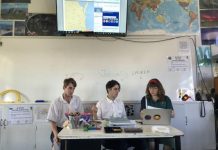 Geography students communicate with the BoM