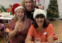 Parkyn Hut volunteers celebrate Christmas