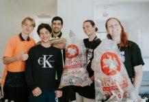 Red Frogs put empties to good use