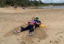 Peregian local skydives on 80th birthday