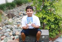 Budding student writes and publishes own book
