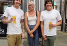 A surfing celebration