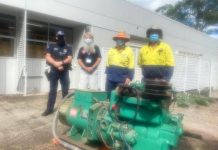 Noosa Police donate original generator to TAFE