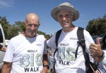 Big walk brings big rewards