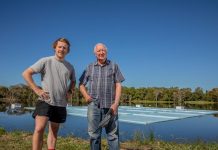 Student helps build device to reduce dam evaporation