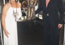 Unveiling of interpretative sculpture