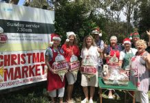 Christmas cheer at the market