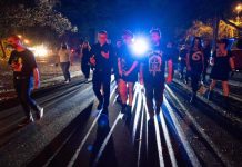 Street march unfettered