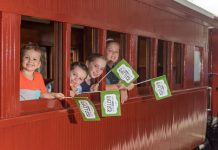 Special family train rides for school holidays