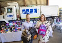 Disadvantaged kids benefit from back-to-school donation