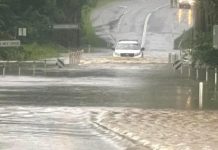 When it’s flooded …