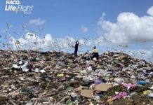 Flyer gets down in the dumps