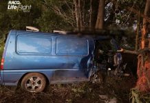 Critically injured driver transported after crash