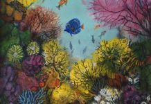 Local artists brighten the bank