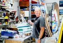 Surf artist gets onboard gin wave