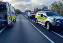 Serious crash in Peregian Springs