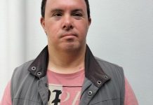 Jesse shows off his street art