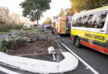 Head on crash at Peregian Beach