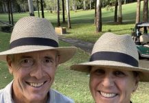 Golf’s tops for this tennis playing couple