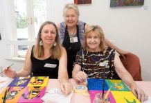 Mothers celebrate with art