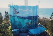 Point Cartwright water reservoir mural unveiled