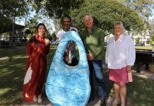 Admire public art, stay hydrated with new O Fountain in Noosa