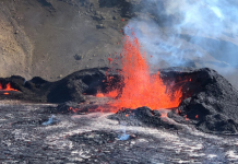 Noosa teacher visits active volcano
