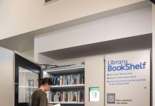 Bookshelf kiosk open at Peregian