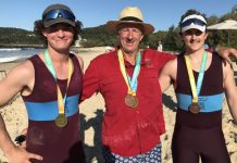 Coastal rowing dives into Noosa