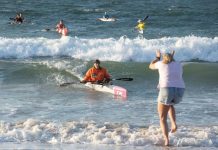 Bonnie’s Noosa stop in record paddle