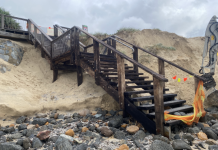 New stairs for Coolum beach access