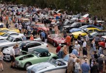 Dads delight in car show