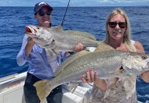 High tide, grey skies